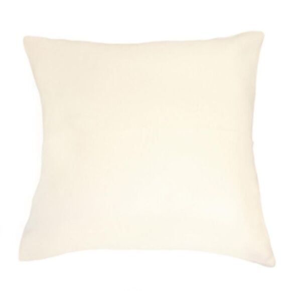 80/20 Viscose Velvet Soft Throw Pillow Cover Square 18" x 18" Cream - Picture 1 of 6